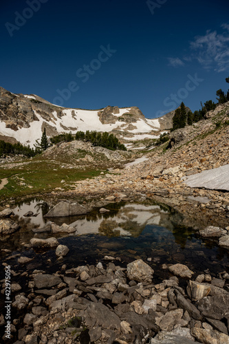 Paintbrush Divide Reflects in Small Pool