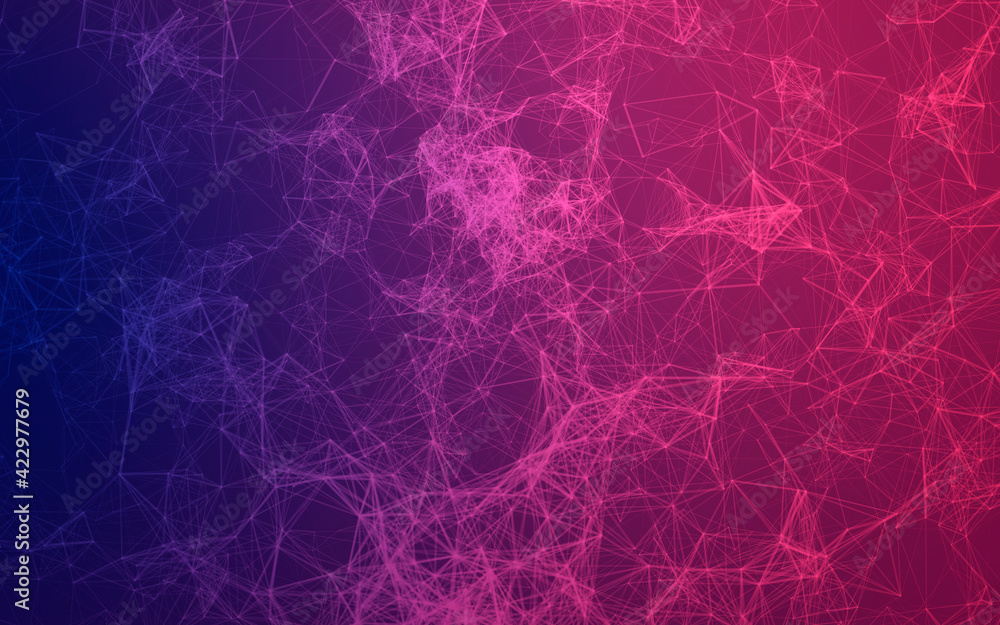 Abstract Polygon background - Lines Style