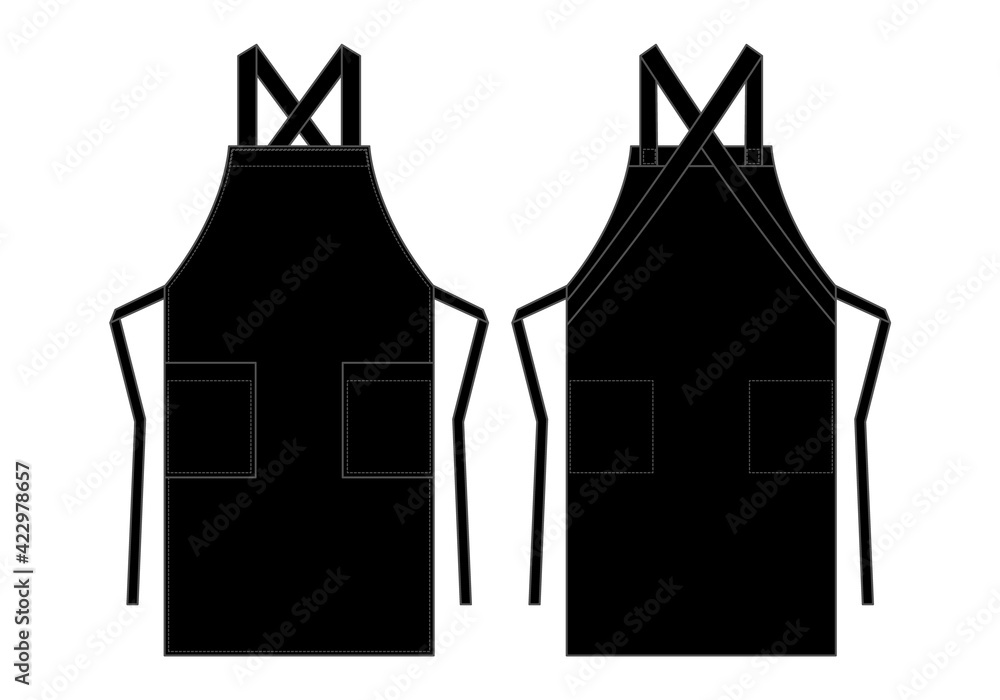 Black Apron Template