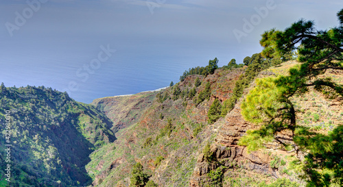 La Palma island coastline, HDR Image