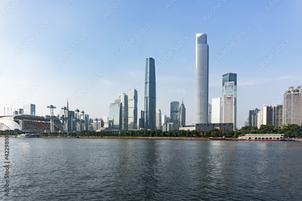 Naklejka premium Asia China Guangzhou City Landscape