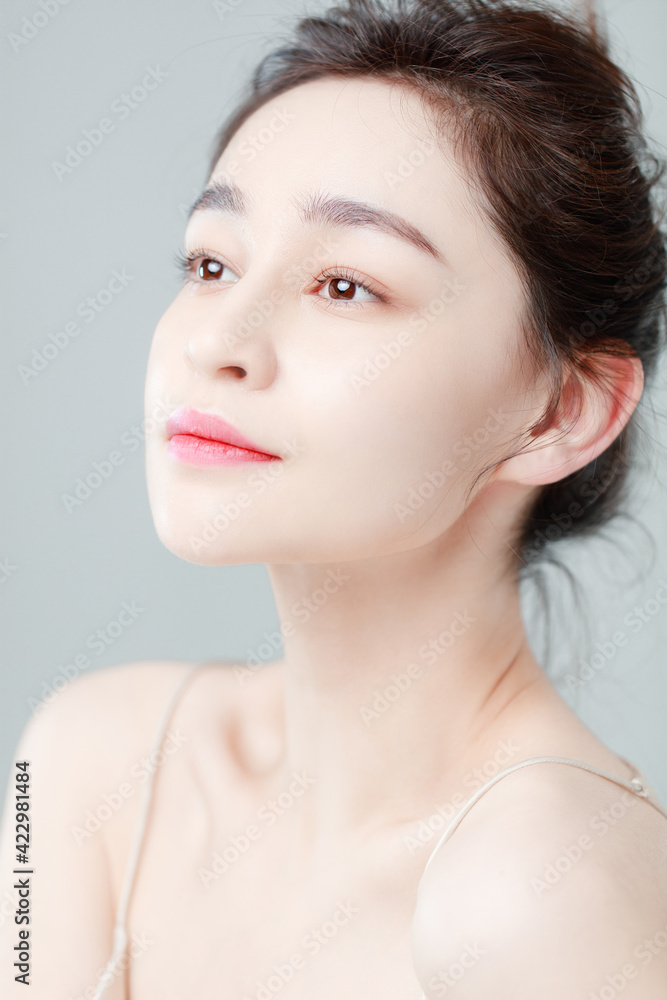 Portrait Of Beautiful Woman in Studio