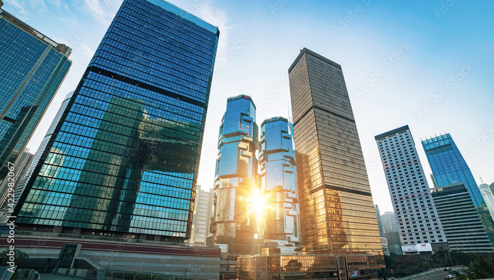 Fototapeta premium Financial District, city center, flourishing, China
