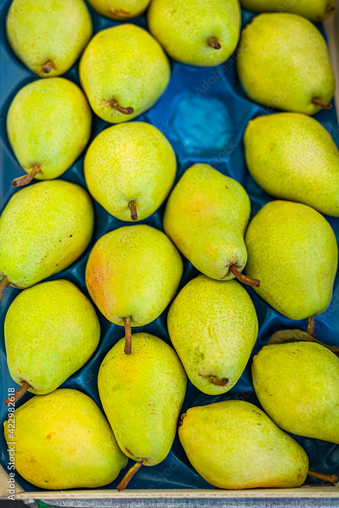 Organic Green Pears at Lokal Market