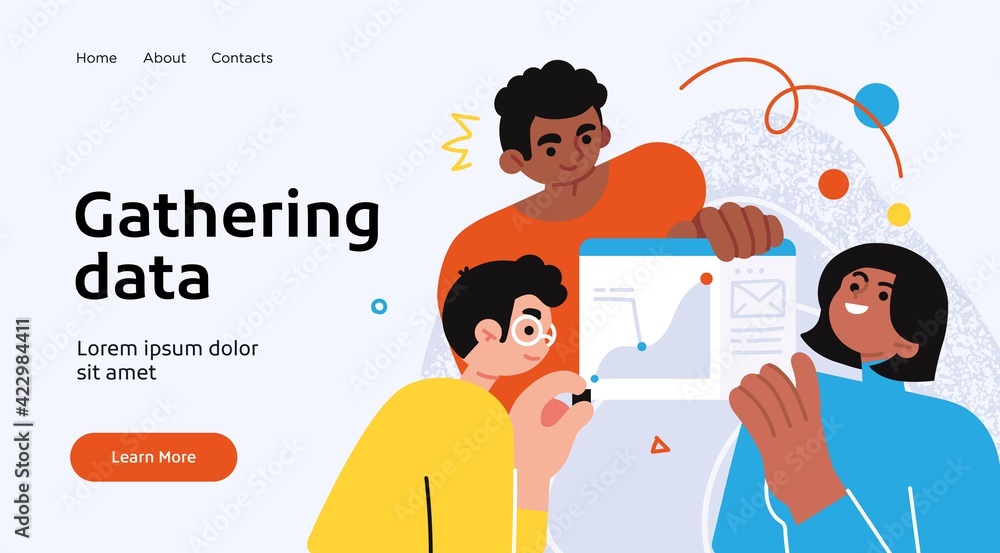 Online education modern flat design concept. Landing page template. Vector illustration for web and graphic design. Online education modern flat design concept. Landing page template. Vector illustration for web and graphic design.