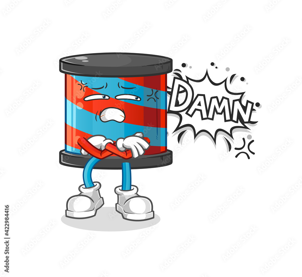 barber shop very pissed off illustration. character vector barber shop very pissed off illustration. character vector