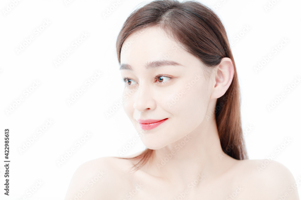 Portrait Of Beautiful Woman in Studio Portrait Of Beautiful Woman in Studio