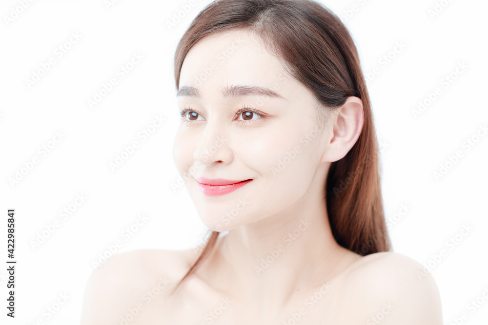 Portrait Of Beautiful Woman in Studio Portrait Of Beautiful Woman in Studio