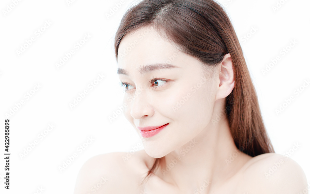 Portrait Of Beautiful Woman in Studio