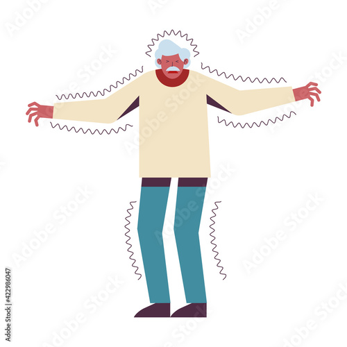 grandfather suffering parkinson