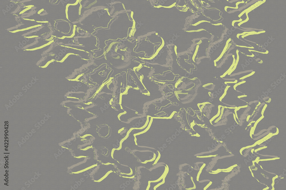 flores grafico en gris y amarillo abstracto flores grafico en gris y amarillo abstracto