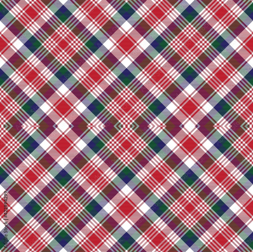 Christmas Argyle Plaid Tartan textured Seamless Pattern Design Christmas Argyle Plaid Tartan textured Seamless Pattern Design