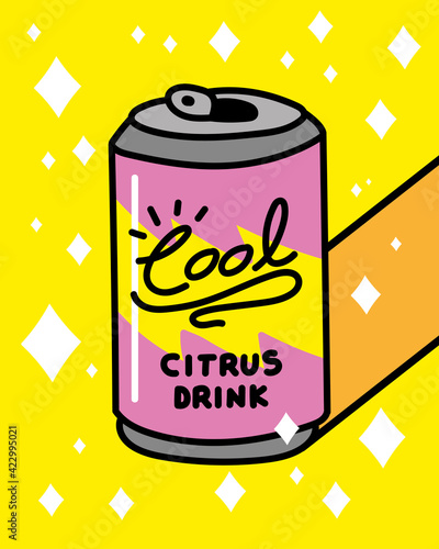 soda can pink