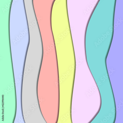 Pastell Hintergrund mit bunten Streifen