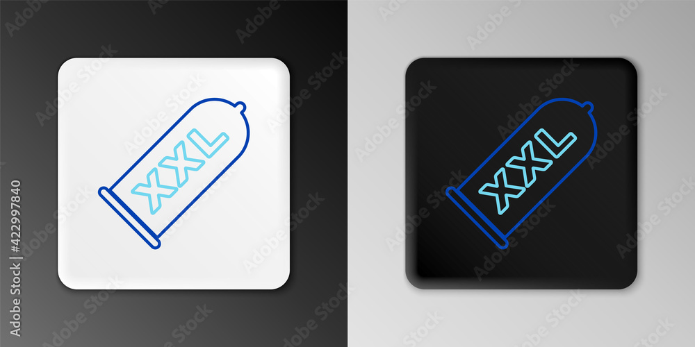Line Condom safe sex icon isolated on grey background. Safe love symbol. Contraceptive method for male. Colorful outline concept. Vector Line Condom safe sex icon isolated on grey background. Safe love symbol. Contraceptive method for male. Colorful outline concept. Vector