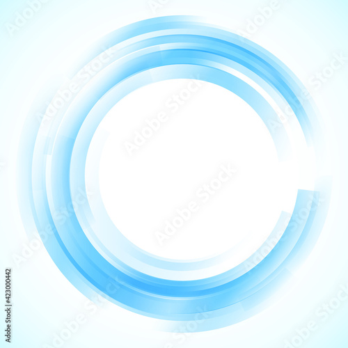 Geometric frame from circles, vector abstract background, wallpaper