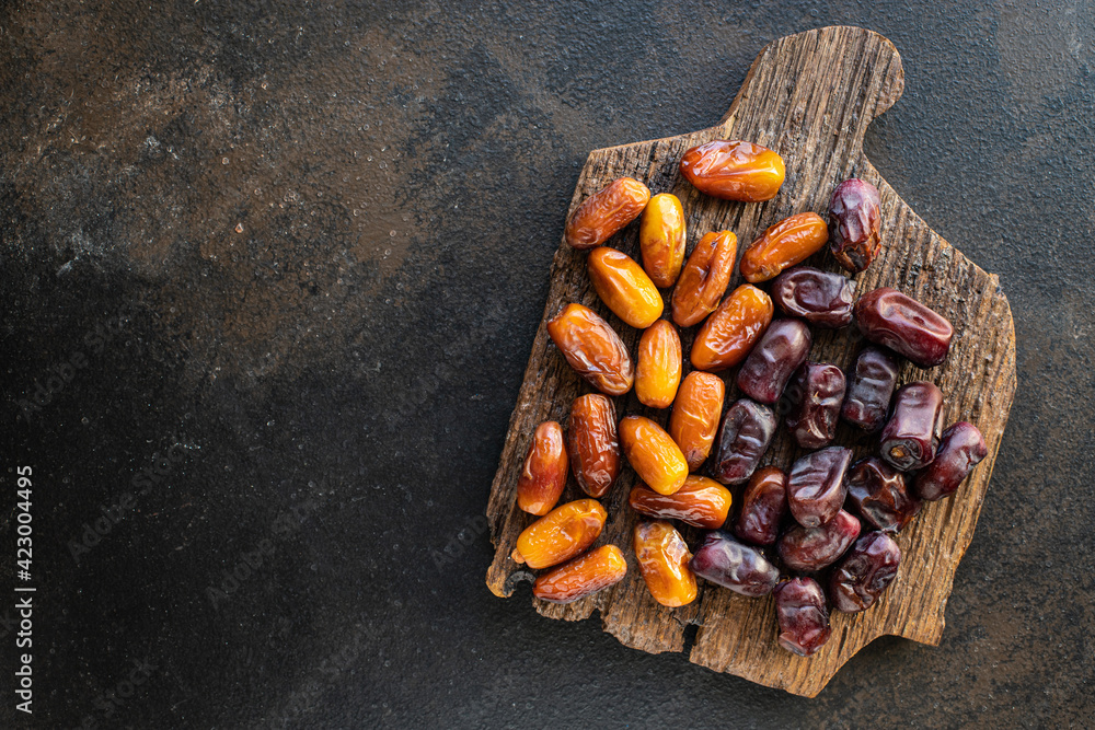 date fruit healthy sweet dried fruits tasty snack diet top view copy space vegan or vegetarian food background rustic image date fruit healthy sweet dried fruits tasty snack diet top view copy space vegan or vegetarian food background rustic image