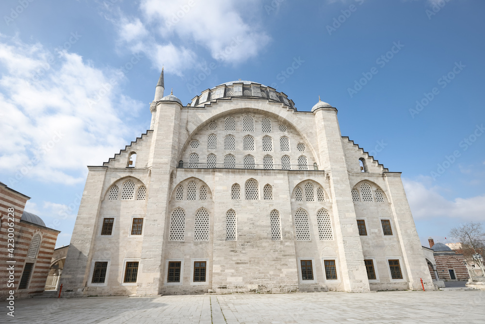 Mihrimah Sultan Mosque in Edirnekapi, Istanbul, Turkey