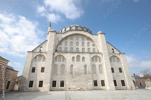 Mihrimah Sultan Mosque in Edirnekapi, Istanbul, Turkey © EvrenKalinbacak