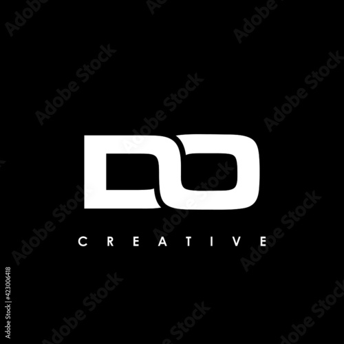 DO Letter Initial Logo Design Template Vector Illustration