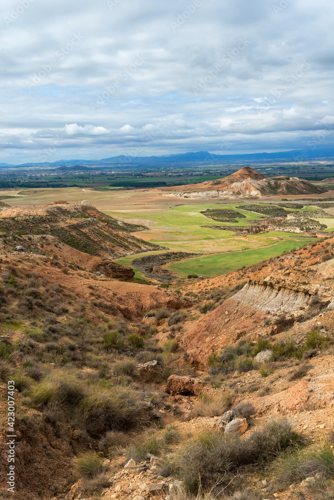 Nature Park and Reserve Bardenas Reales Spain