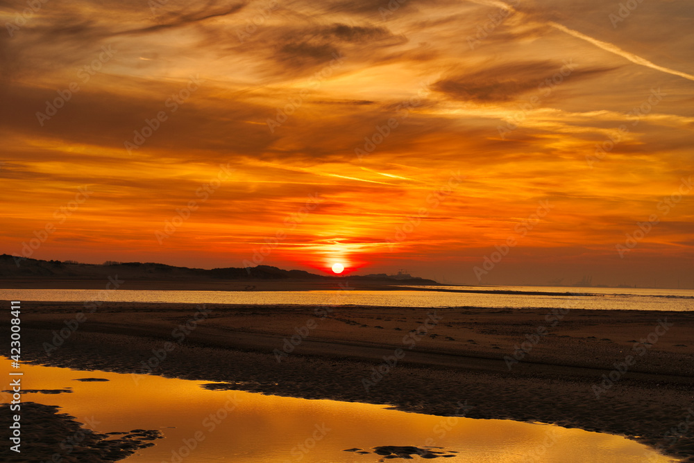 Sonnenuntergang am Meer