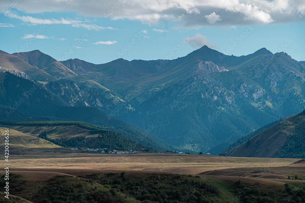 Fototapeta premium mountains Tien Shan, Alatau. Central Asia, Kazakhstan