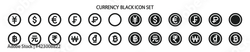 Currencies and virtual currencies of various countries