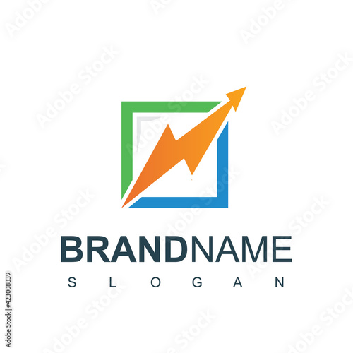 Business Chart Logo Design Template Free Download Business Chart Logo Design Template - GFXLoad
