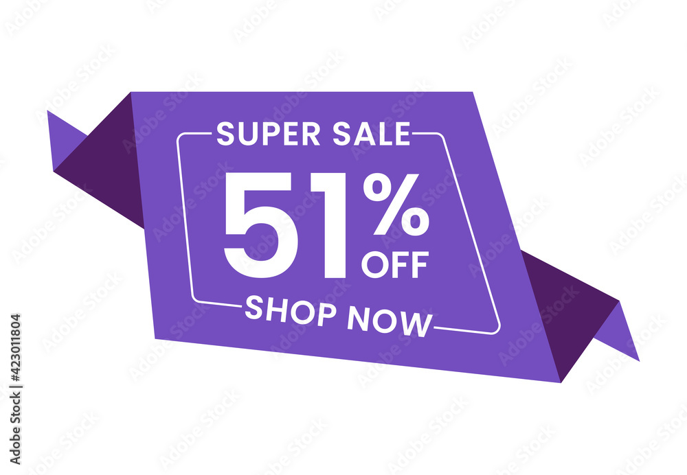 Super Sale 51% Off Shop Now. 51 Percent Discounts Banner Super Sale 51% Off Shop Now. 51 Percent Discounts Banner