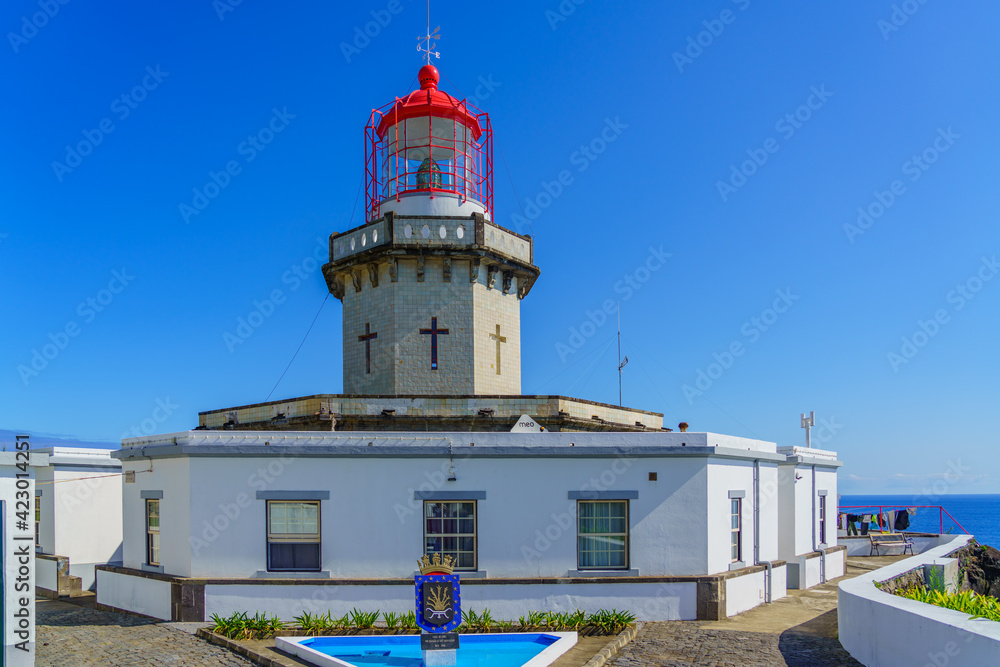 The Lighthouse Ponta do Arnel near Nordeste town in Sao Miguel