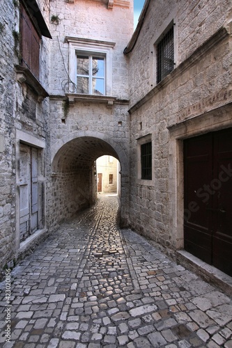 Fototapeta Naklejka Na Ścianę i Meble -  Trogir Old Town, Croatia