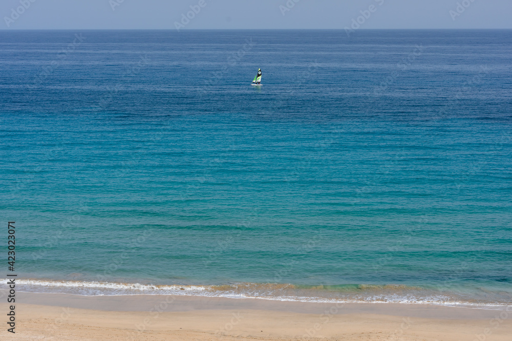 Naklejka premium nature poster. seascape