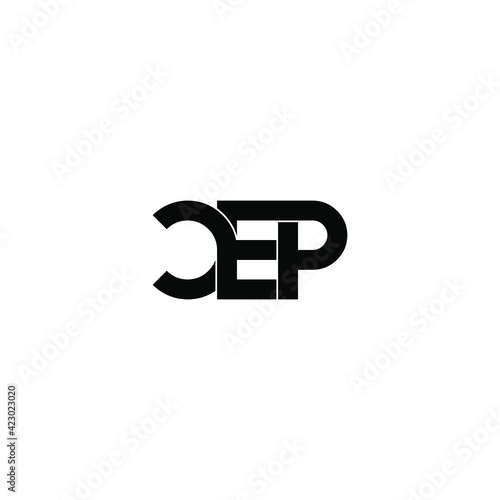 cep letter original monogram logo design © ahmad ayub prayitno