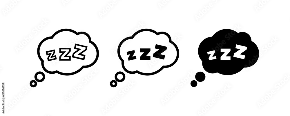 Sleep zzz icon, bed time icons button, vector, sign, symbol, logo, illustration, editable stroke, flat design style isolated on white Sleep zzz icon, bed time icons button, vector, sign, symbol, logo, illustration, editable stroke, flat design style isolated on white