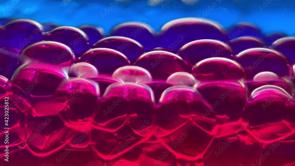 Hypnotic colored bubbles floating and moving Hypnotic colored bubbles floating and moving