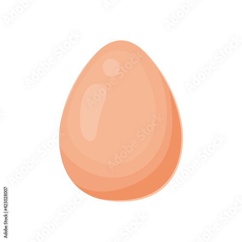 cute egg isolated