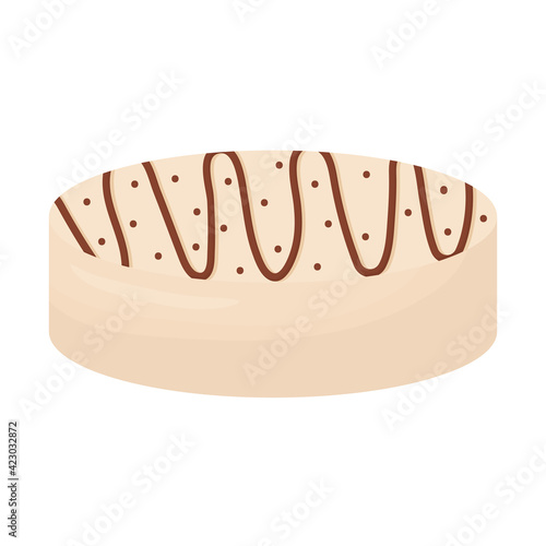 white chocolate illustration