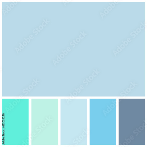 blue color palette soft pastel for template, simple blue color soft for design background