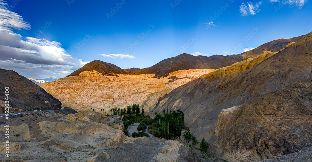 Ladakh, lake ,sky, mountain, height, 