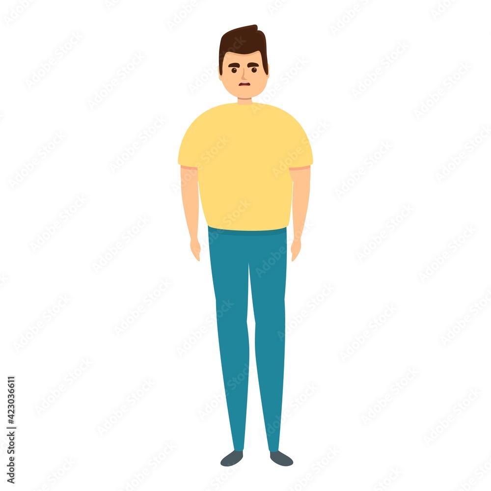 Fototapeta premium Weight loss icon. Cartoon of weight loss vector icon for web design isolated on white background