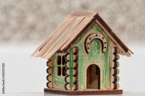 toy wooden house