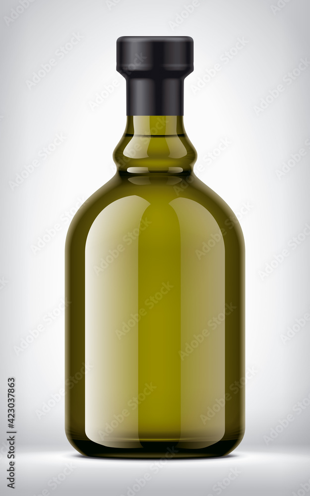 Color Glass Bottle on background. Foil version. Color Glass Bottle on background. Foil version.