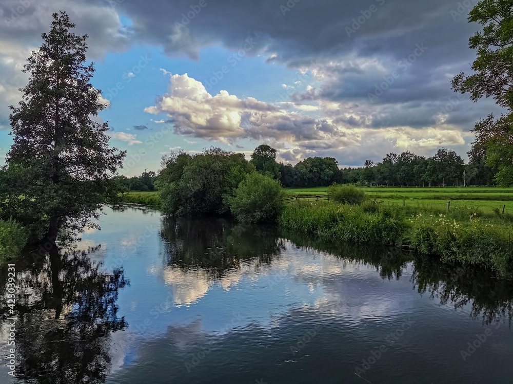 Fototapeta premium river landscape