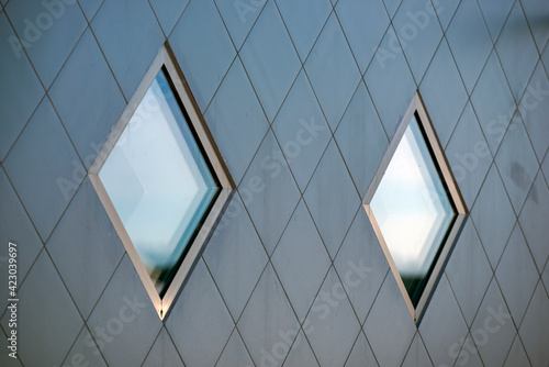 Photography modern glass building, nacka, sweden,sverige, stockholm