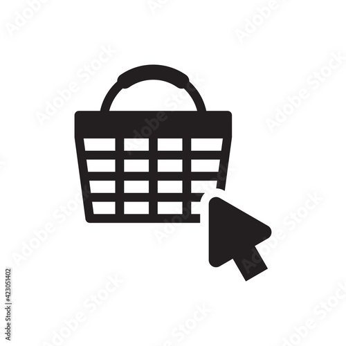 online shopping icon - internet shop icon