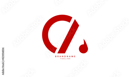 Alphabet letters Initials Monogram logo CA, AC, C and A