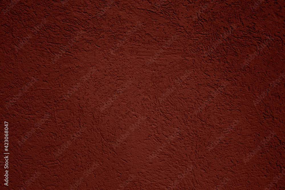 texture of red wall covered with volumetric plaster, space for text, space for copy texture of red wall covered with volumetric plaster, space for text, space for copy