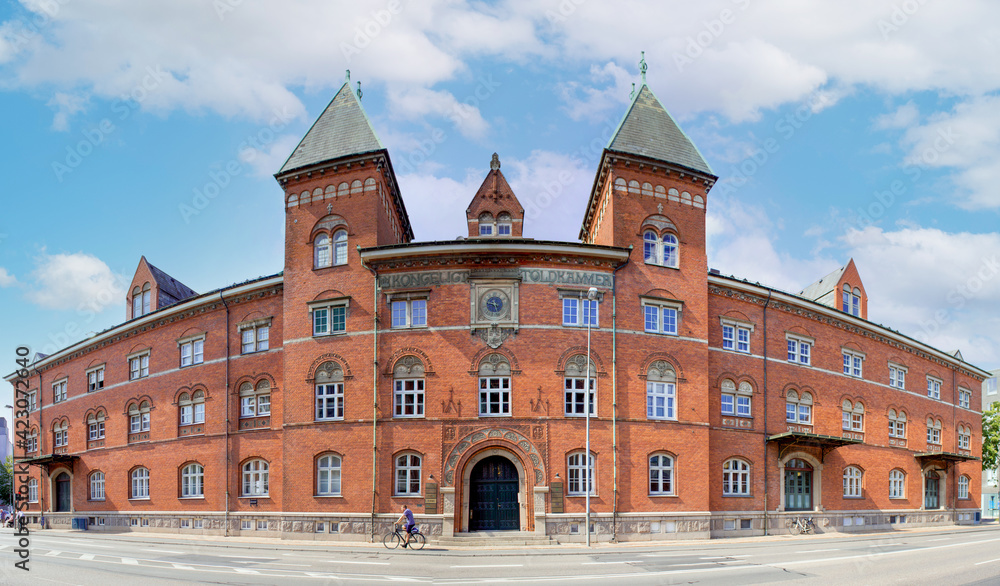 Fototapeta premium Kongeligt Toldkammer (royal customs chamber) Odense Fyn Region Syddanmark (Region of Southern Denmark) Denmark