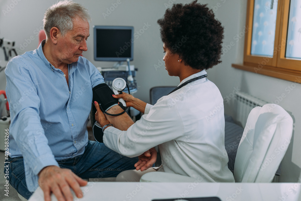 Obraz premium Patient on a regular checkup